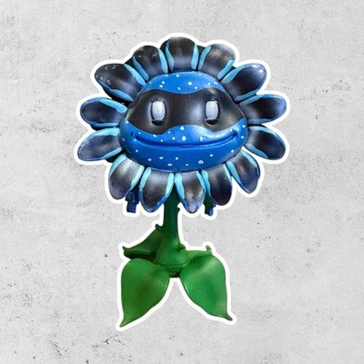 RARE 2014 Diamond Select Plants vs Zombies Garden Warfare Shadow Flower Figure
