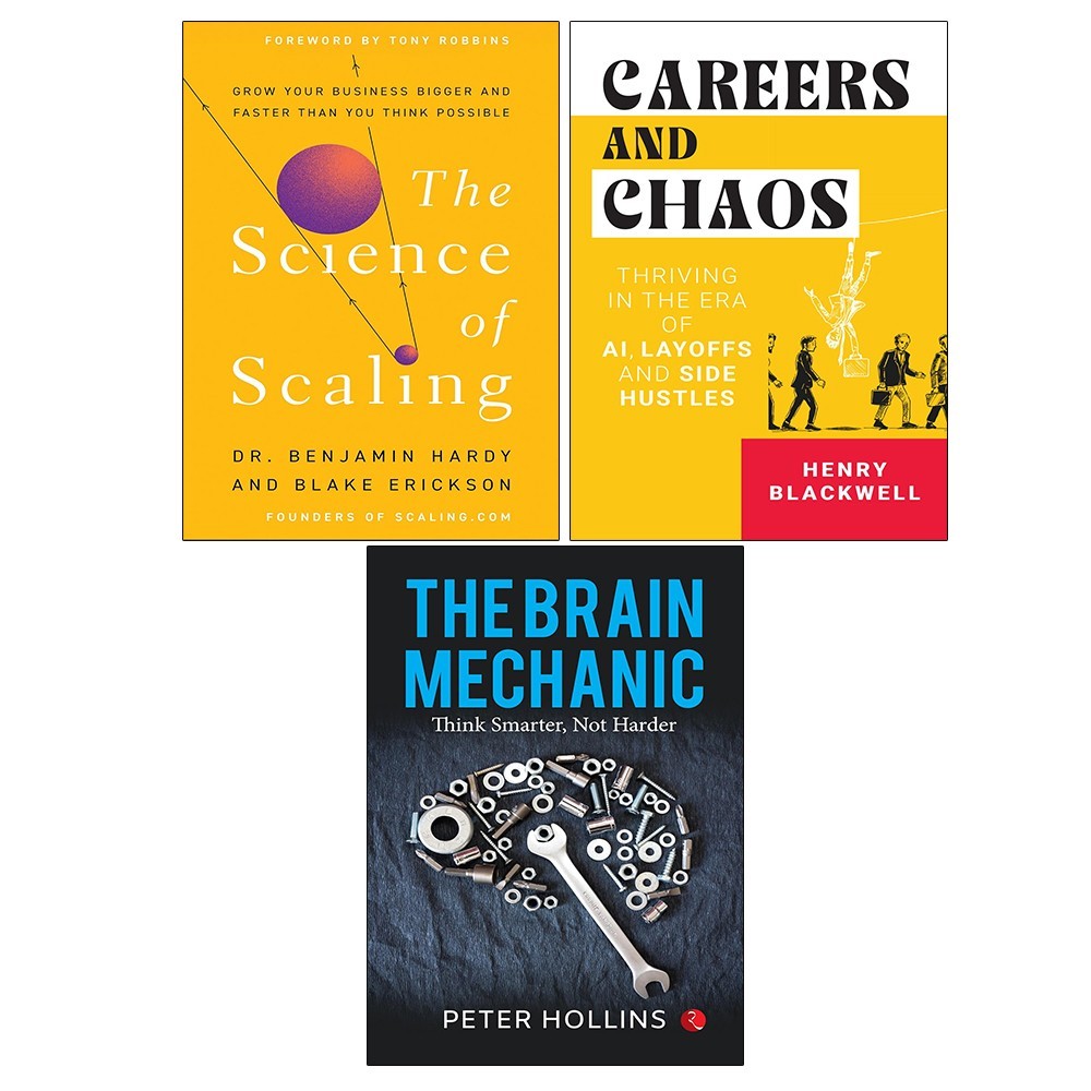 Science of Scaling HB, Brain Mechanic, Careers and Chaos Henry Blackwell 3 Books