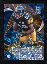 2022 Panini Spectra Signatures Neon Blue Prizm 17/30 Antwaan Randle El Auto 14t3