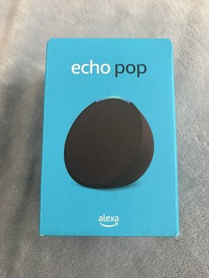 Amazon Alexa Echo Pop - Nagelneuer versiegelter Smart Lautsprecher - Schwarz 