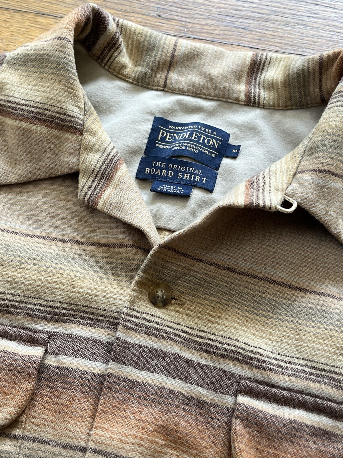 Pendleton The Original Board Shirt Loop Collar Vi… - image 4