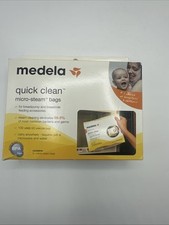 C4 Medela Breast Feed Quick Clean Micro-steam Bags 5 Count 100 Uses