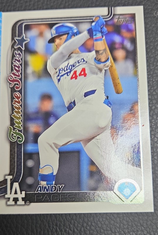 Andy Pages 2025 Topps #388 Future Stars 2024 Archives #295 #H103 LA Dodgers