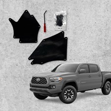 Set of Four Splash Shields With Clips For Toyota Tacoma 2005-2023 4.0 V6 Fen...