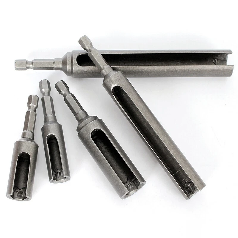 65-135mm Long 1/4" Hex Shank Hex Nut Socket Slotted Extension Driver Bit Adapter - Image 4 of 4