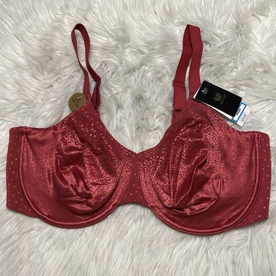 Wacoal 38DDD Bra Red Back Appeal 855303 Underwire Back Closure NEW $72