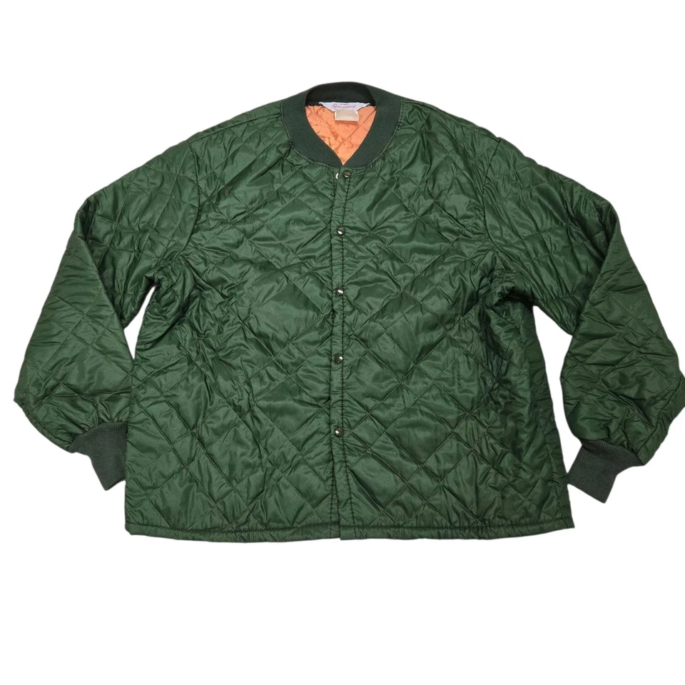 Vtg Active Sportswear Mens XL Quilted Insulated Nylon Hunting Jacket & Pants Set - Image 2 of 4