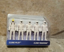Star Wars Micro Galaxy Squadron Clone Troopers Clone Pilot Mini Figure Lot NEW 