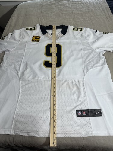 Nike On Field New Orleans Saints Drew Brees #9 NFL Jersey - Men's 56 3XL - NWT - Picture 10 of 13
