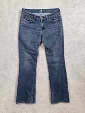 7 Seven For All Mankind Womens Boot Cut Denim Blue Jean Size 27
