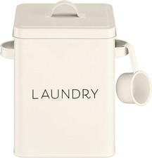 Contenitore Porta Detersivo Polvere Bucato - Scatola Portadetersivo Lavatrice - 