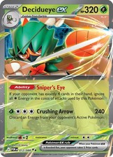 Pokemon Decidueye ex (12/124) Perfect Order LP HOLO