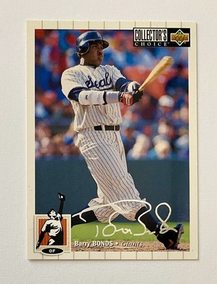BARRY BONDS # 610 - 1994 Collectors Choice Silver Signature San Francisco Giants