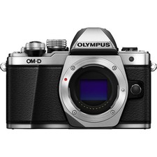 Olympus OM-D E-M10 Mirrorless Digital Camera Silver - Body only
