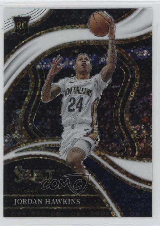 2023-24 Panini Select Courtside White Disco Prizm 20/75 Jordan Hawkins #280 2h5