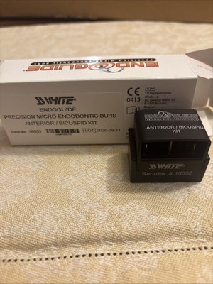 S.S. White Endoguide Precision Micro Endodontic Burs Anterior/Bicuspid Kit
