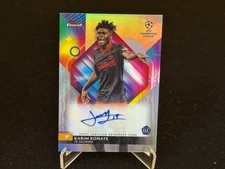 2024 Topps Finest UCL Karim Konate RC Refractor Auto FC Salzburg #A-KK