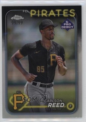 2024 Topps Pro Debut Chrome Refractor 99/99 Carlson Reed #PDC-193 19fe
