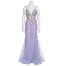 Jovani Spaghetti Strap Formal Gown Size 8