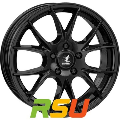 itWheels Kira gloss black 8x18'' ET48 LK5 112 ML 66.6 Alufelgen 18 Zoll