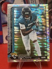 2025 Dyami Brown Topps Chrome Pulsar Refractor #136 Jacksonville Jaguars
