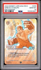 2024 DISNEY LORCANA EN 6-AZURITE SEA ENCHANTED WRECK-IT RALPH - HAM HANDS PSA 10