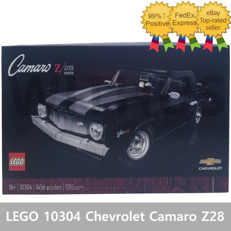 LEGO 10304 Chevrolet Camaro Z28 1456pcs/ Brand New Sealed Package=