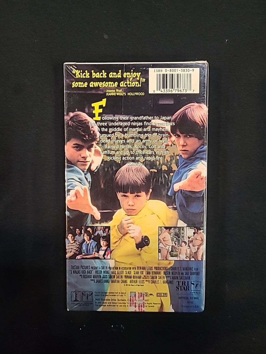 3 Ninjas Kick Back (VHS, 1994, Closed Captioned) for sale online