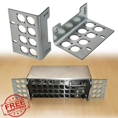 Tordale Rack Mount Ears Silver-8-Hole Behringer Midas