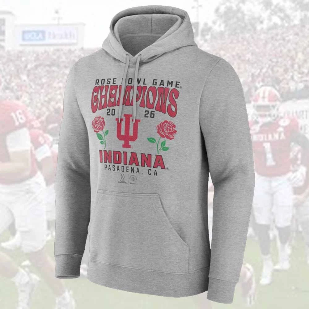 Indiana Hoosiers Football 2026 Rose Bowl Champions Hoodie Unisex Fan Gift