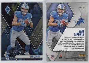 2023 Panini Phoenix Rookies Color Burst Sam LaPorta #115 Rookie RC