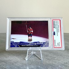 Mackie Samoskevich UD Canvas Young Guns — PSA 9 — 2023-24 Series 2 Panthers RC