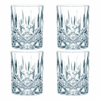 Nachtmann Noblesse Whiskybecher Set, 4Er Set, Whiskyglas, Kristallglas, H 9.8 Cm
