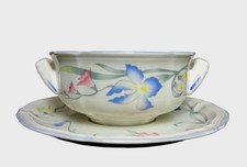 Suppentasse mit Unterteller Villeroy &Boch Riviera mit innen Dekor sehr gut