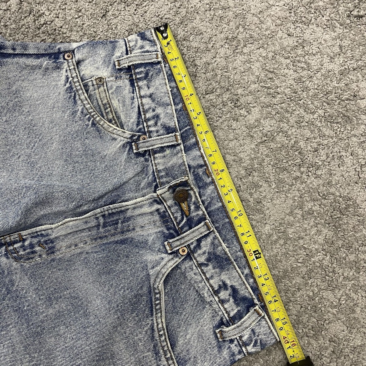 Vintage 80s Levis 509 Jeans Act 31.5x28.5 Stone Wash Made In USA