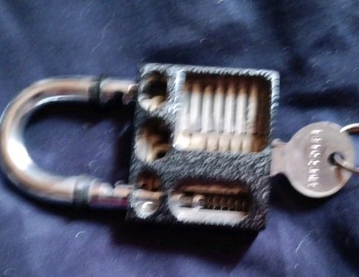 Open Padlock Schooling Purposes One Key