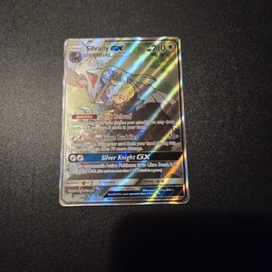 Pokemon Card - Cosmic Eclipse Ultra Rare Full Art Silvally GX 227/236 - Mint/NM