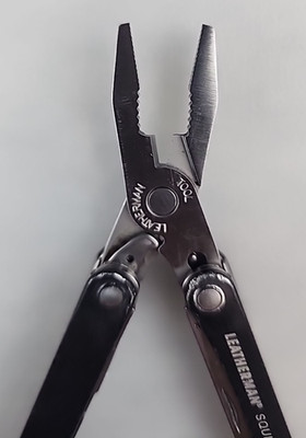 554 Leatherman Squirt PS4 Black Multitool Retired Highly Collectible Exc. Cond 