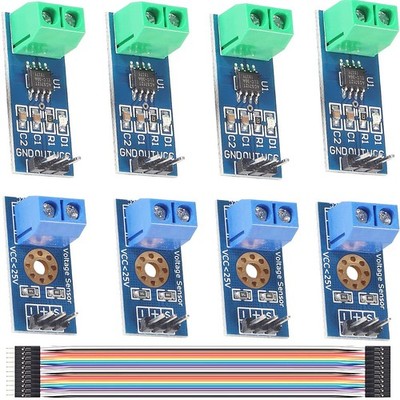 4 Stück ACS712 Range Current Sensor HalleffektStromsensormodul 30A + 4 Stück ...