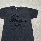 NWOT Indian Motorcycle T Shirt Mens Small Gray