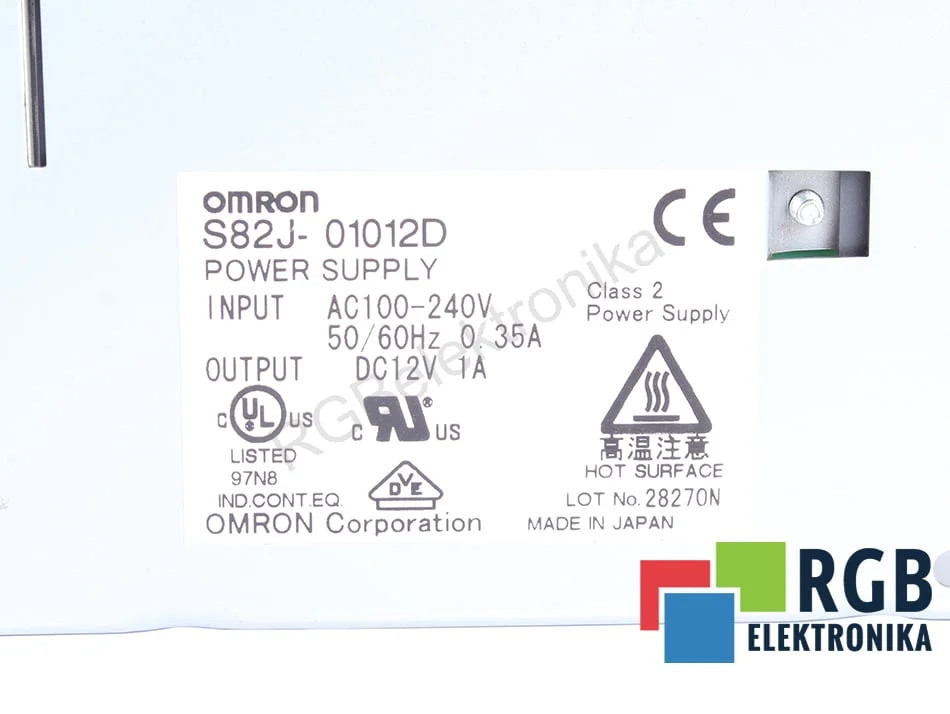 S82J-01012D OMRON - Reconditionné - Garantie 24 mois
