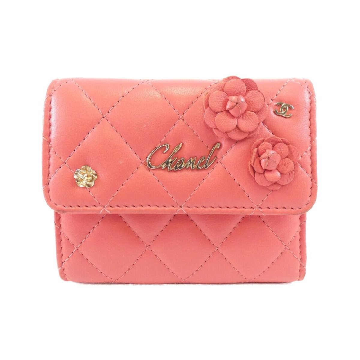 CHANEL AP0211 Classic Leather Wallet with CC Logo