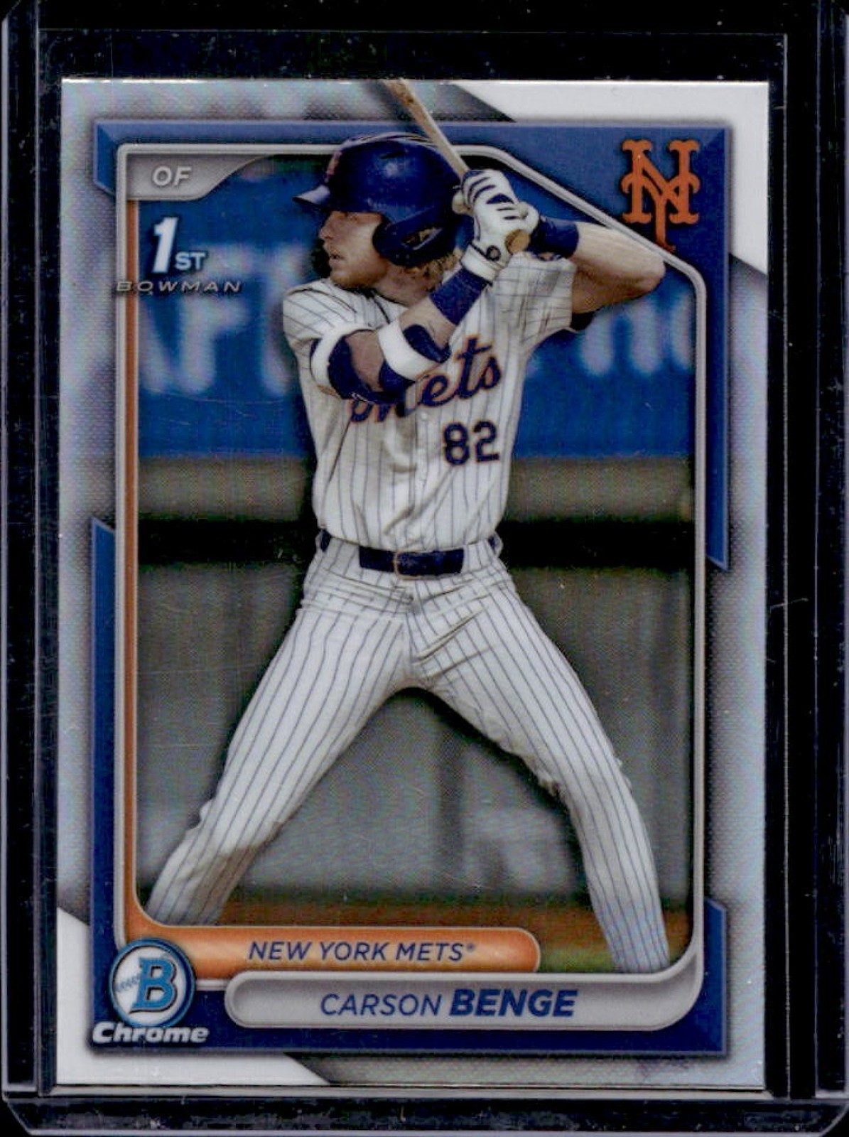 2024 Bowman Draft Carson Benge Chrome Refractor 1st Prospect #BDC-28 Mets