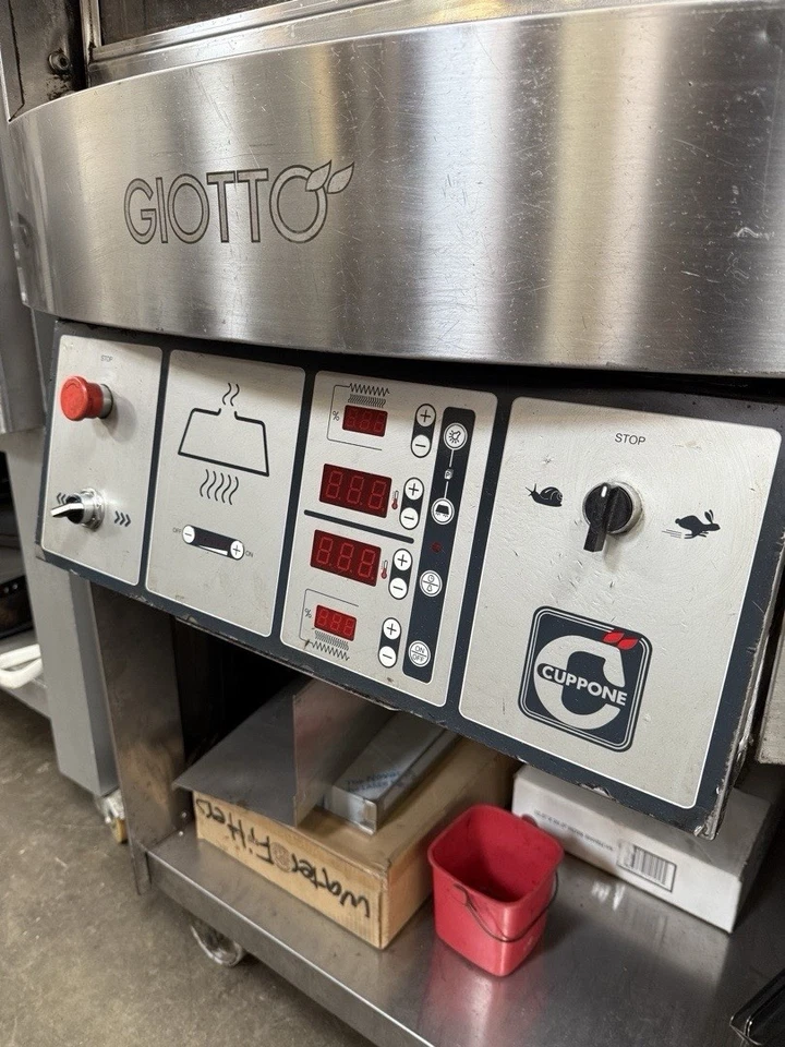 Horno eléctrico giratorio para pizza Cuppone Giotto 140 220v trifásico Foto 4 de 4