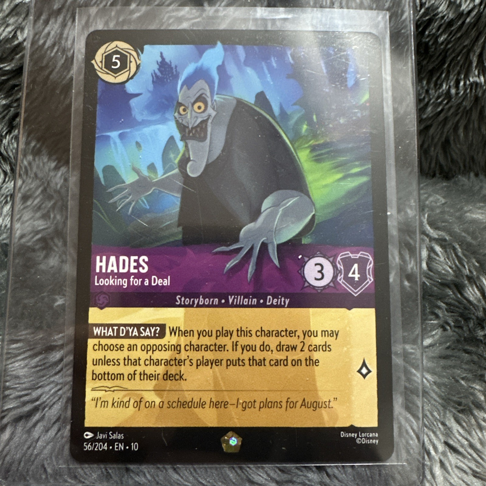 Hades - Looking for a Deal 56/204 Whispers in the Well Cold Foil