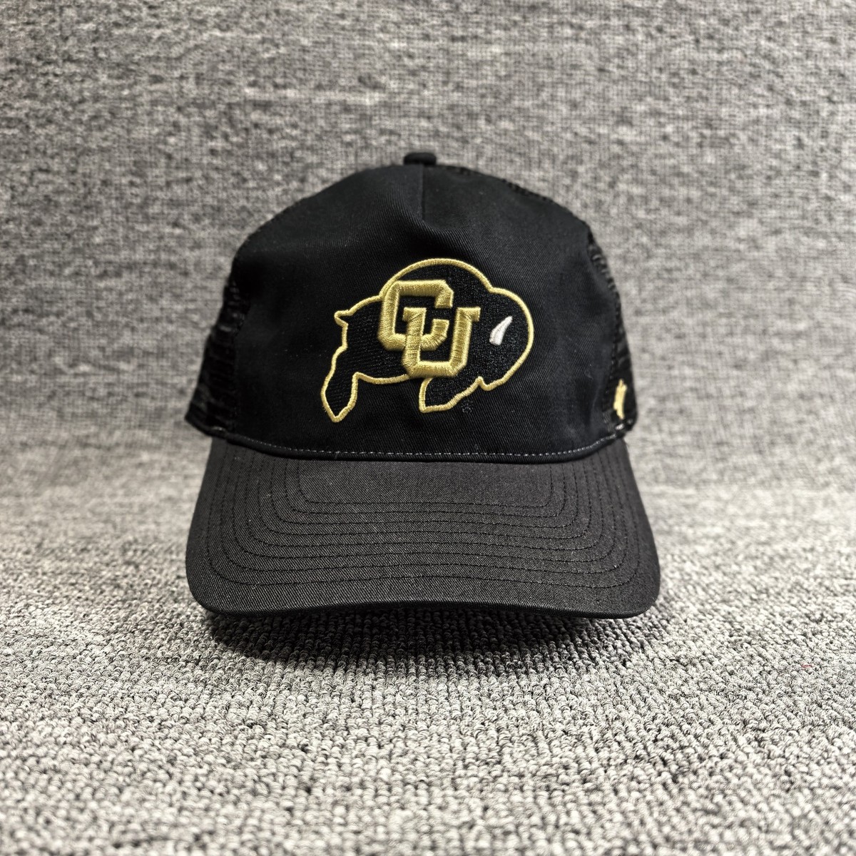 '47 Brand Colorado Buffaloes Trucker Hat Black Snapback NCAA Mesh Cap