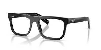NEW Prada C03V Eyeglasses 16K1O1 Black 100% AUTHENTIC