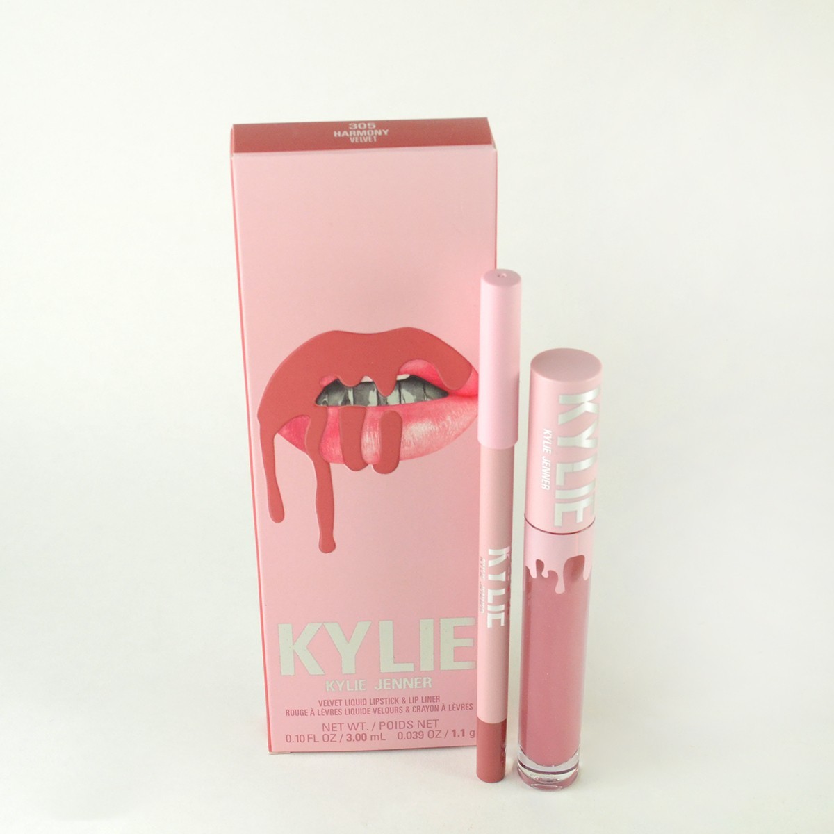 Kylie Jenner Velvet Liquid Lipstick & Lip Liner Duo 305 HARMONY VELVET - New