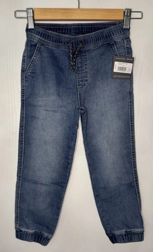 Eddie Bauer Pants & Shirt Lot Boys Size XXS (4) Blue Flex Denim Jogger NEW - Picture 2 of 16