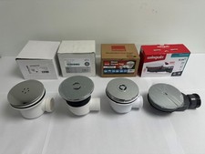 90mm High Flow Shower Waste Trap Range - Wirquin / McAlpine / Top Fix / Ellsi